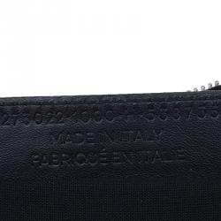 Balenciaga Black Leather Medium Clip L Clutch