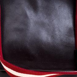 Pre Owned Bally Dark Brown Leather Messenger Flap Bag