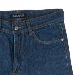 Pre Owned Balmain Men's Blue Denim Jeans M