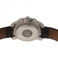 Baume & Mercier Black Stainless Steel Capeland Men's Wristwatch 38MM