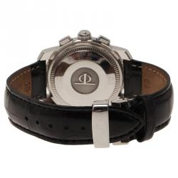 Baume & Mercier Black Stainless Steel Capeland Men's Wristwatch 38MM