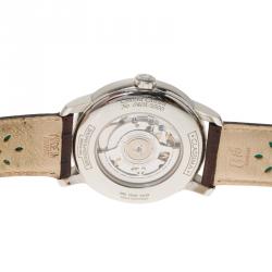 Pre Owned Baume and Mercier Silver Stainless Steel Classima Limited Edition Men's Wristwatch 42MM