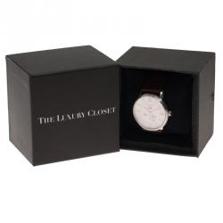 Pre Owned Baume and Mercier Silver Stainless Steel Classima Limited Edition Men's Wristwatch 42MM