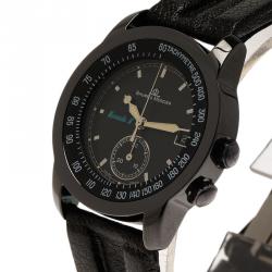 Pre Owned Baume & Mercier Black Stainless Steel Formula 1 Men's Wristwatch 33MM