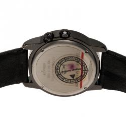 Pre Owned Baume & Mercier Black Stainless Steel Formula 1 Men's Wristwatch 33MM
