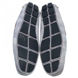 Berluti Grey Shaded Suede Loafers Size 43.5 