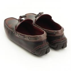 Pre Owned Berluti Two Tone Leather Tassel Loafers Size 41.5