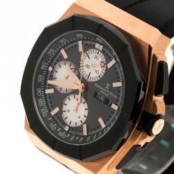 Pre Owned Bernhard H Mayer Grey Stainless Steel Exemplar - Rose Gold Limited Edition Men's Wristwatch 46MM