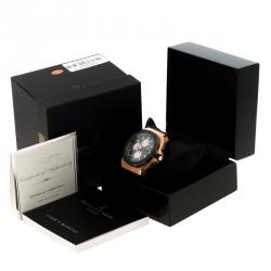Pre Owned Bernhard H Mayer Grey Stainless Steel Exemplar - Rose Gold Limited Edition Men's Wristwatch 46MM
