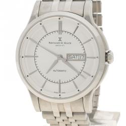 Bernhard H Mayer Silver Stainless Steel Chronos Limited Edition Men's Wristwatch 42MM