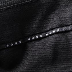 Pre Owned بنطلون بوس باي هوغو بوس صوف أسود مفصل S