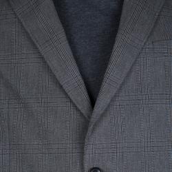 Pre Owned Boss By Hugo Boss Grey Plaid Regular Fit Blazer S