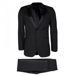 Boss by Hugo Boss Super 100 Black Wool Fit Tuxedo Suit Boss By Hugo | TLC