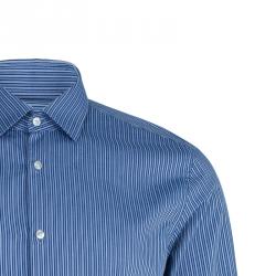 مملوكة مسبقًا BOSS By Hugo Boss Pinstripe Formal Shirt L