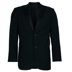 مملوكة مسبقًا Boss By Hugo Boss Men's Black Tuxedo Suit M