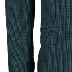 Pre Owned Boss By Hugo Boss Men's Emerald Green Checked Blazer M