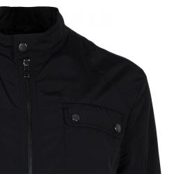 Pre Owned Boss by Hugo Boss Men's Black Nylon Jacket L
