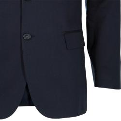 Pre Owned Boss By Hugo Boss Men's Black Cotton Blazer L