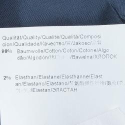 Pre Owned Boss By Hugo Boss Men's Black Cotton Blazer L