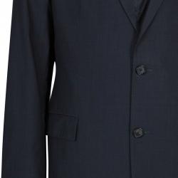 مملوكة مسبقًا Boss by Hugo Boss Men's Grey Wool Suit L