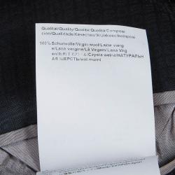 مملوكة مسبقًا Boss by Hugo Boss Men's Grey Wool Suit L