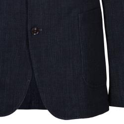 Pre Owned Boss by Hugo Boss Men's Black Pocket Detail Blazer XL