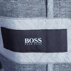 Pre Owned Boss by Hugo Boss Men's Black Pocket Detail Blazer XL