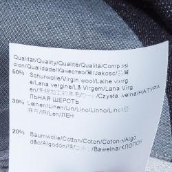 Pre Owned Boss by Hugo Boss Men's Black Pocket Detail Blazer XL