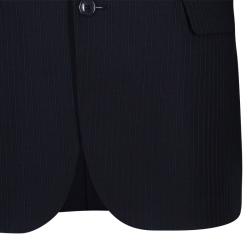 مملوكة مسبقًا Boss by Hugo Boss Men's Black Striped Blazer M