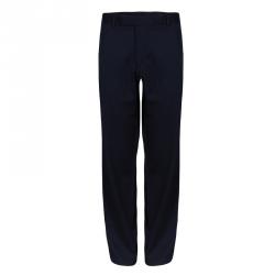 Pre Owned Boss by Hugo Boss Men's Navy Blue Suit L