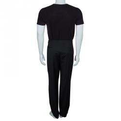 Pre Owned بنطلون رجالي بوس باي هوغو بوس أسود XL