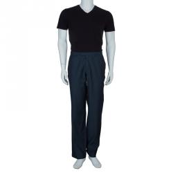 Pre Owned Boss By Hugo Boss Men's Grey Trousers M