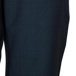 Pre Owned Boss By Hugo Boss Men's Grey Trousers M