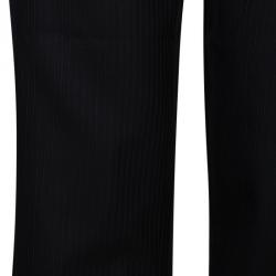Pre Owned Boss By Hugo Boss Men's Black Striped Trousers L