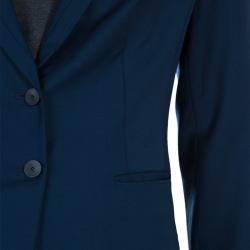 Pre Owned Boss By Hugo Boss Navy Blue Blazer M