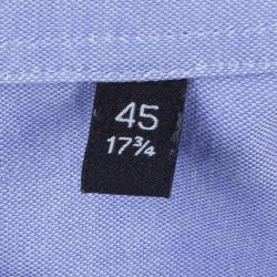 Pre Owned Boss by Hugo Boss Blue Long Sleeve Buttondown Cotton Shirt XL