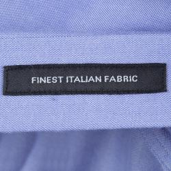 Pre Owned Boss by Hugo Boss Blue Long Sleeve Buttondown Cotton Shirt XL