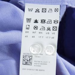 Pre Owned Boss by Hugo Boss Blue Long Sleeve Buttondown Cotton Shirt XL