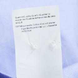 Pre Owned Boss by Hugo Boss Blue Long Sleeve Buttondown Cotton Shirt XL