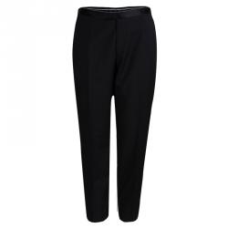 Pre Owned Boss by Hugo Boss Black Wool Tuxedo Suit XXL