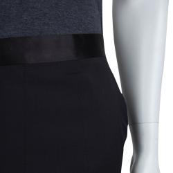 Pre Owned Boss by Hugo Boss Black Wool Tuxedo Suit XXL