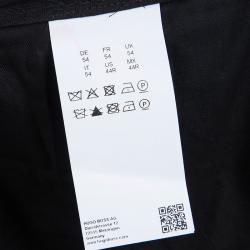 Pre Owned Boss by Hugo Boss Black Wool Tuxedo Suit XXL