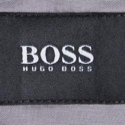 مملوكة مسبقًا Boss By Hugo Boss Navy Blue Textured Hanson Blazer L