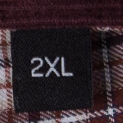 Pre Owned Boss By Hugo Boss Purple Two Tone Regular Fit Cotton Shirt 2XL