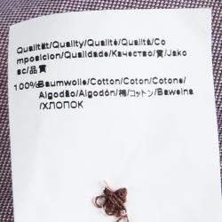 Pre Owned Boss By Hugo Boss Purple Two Tone Regular Fit Cotton Shirt 2XL