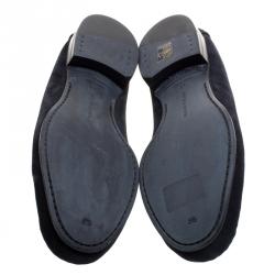 Pre Owned حذاء لوفرز بوتيغا فينيتا بيني سويدي أسود مقاس 43