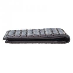 Pre Owned Bottega Veneta Brown Intrecciato Wallet