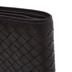 Pre Owned Bottega Veneta Brown Intrecciato Wallet
