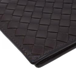 Pre Owned Bottega Veneta Brown Intrecciato Wallet
