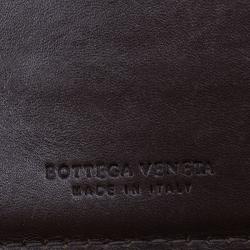 Pre Owned Bottega Veneta Brown Intrecciato Wallet